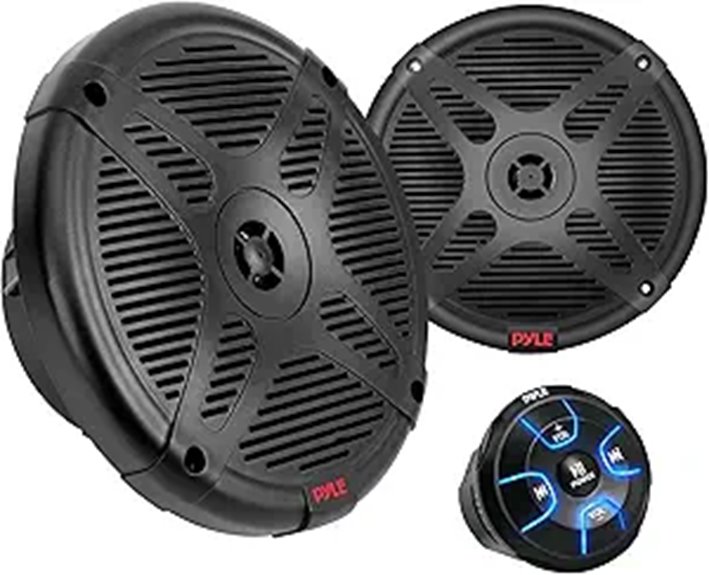 waterproof dual marine speakers