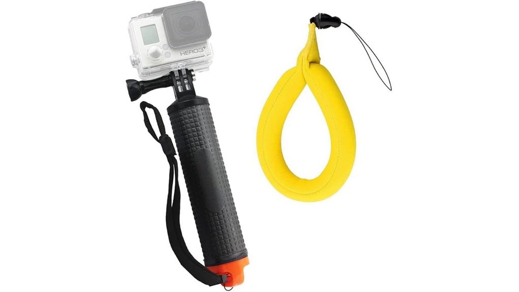 waterproof floating gopro grip