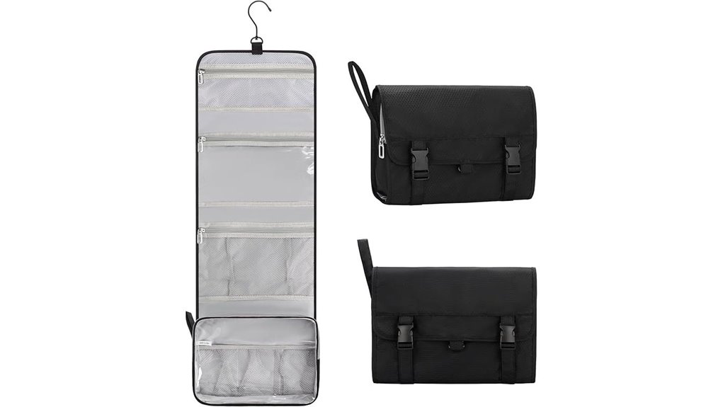 waterproof hanging toiletry bag