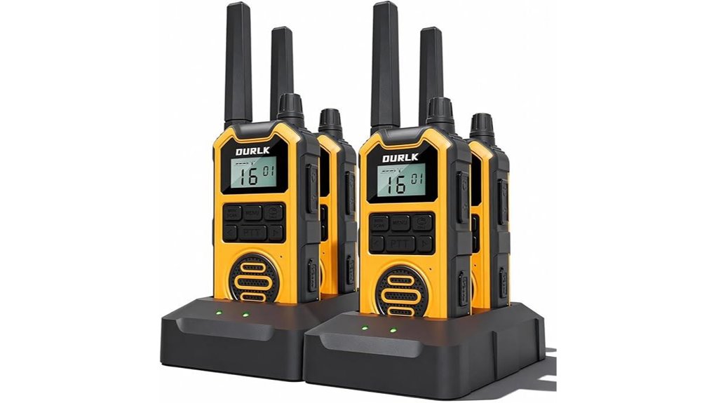 waterproof heavy duty 4 pack walkies