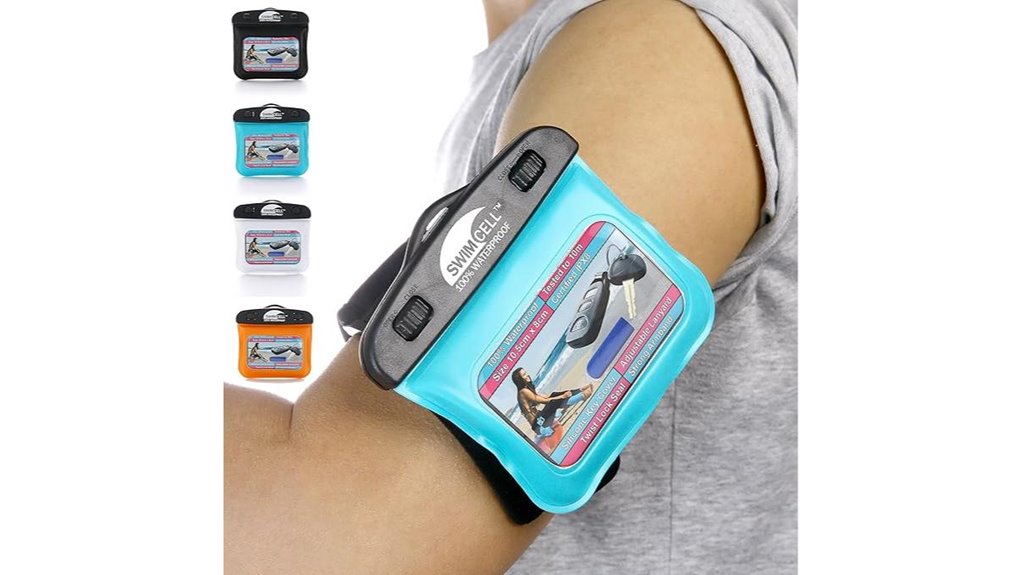 waterproof key pouch armband