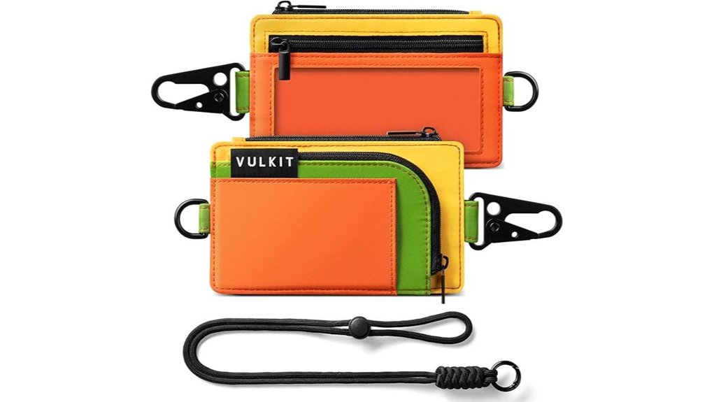 waterproof keychain wallet id