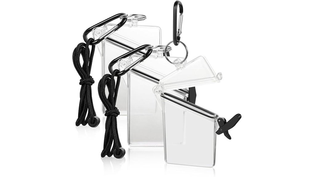 waterproof lanyard id holders