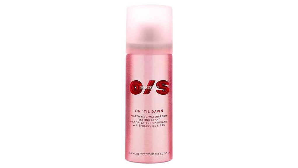 waterproof mattifying setting spray