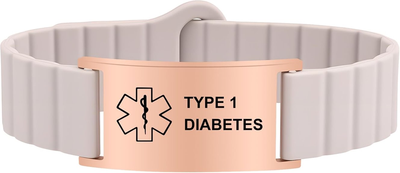 waterproof medical alert bracelet