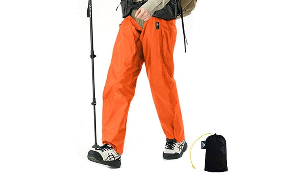 waterproof packable rain pants