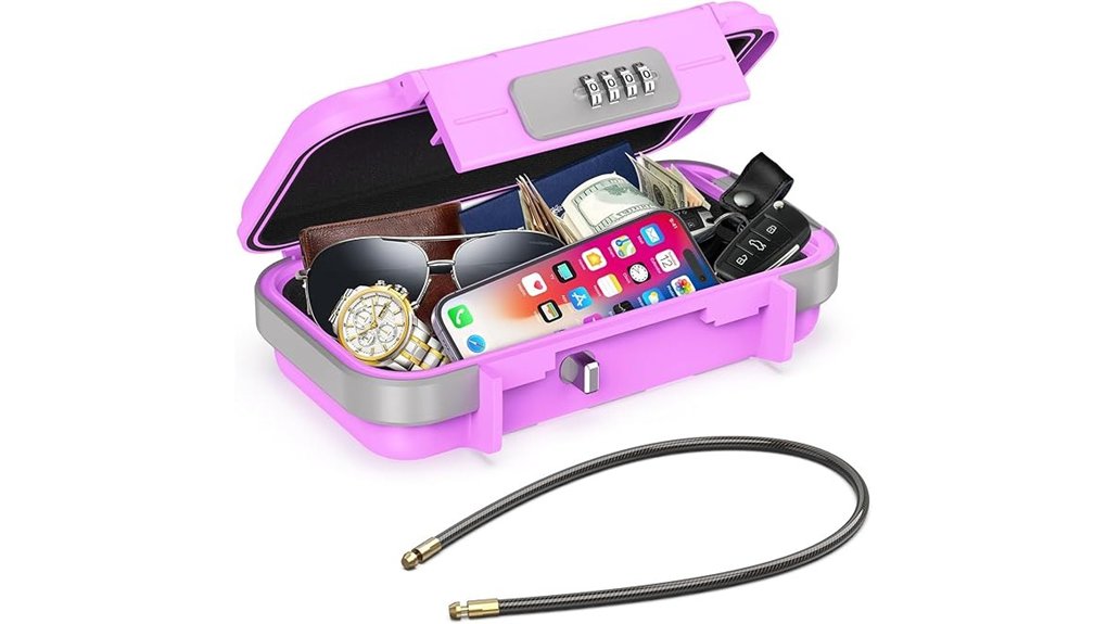 waterproof portable safe box