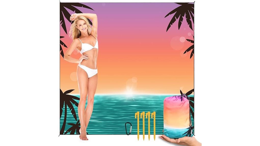 waterproof quick drying beach blanket