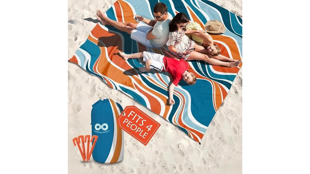 waterproof sandproof beach blanket