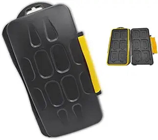 waterproof shockproof dual sd holder
