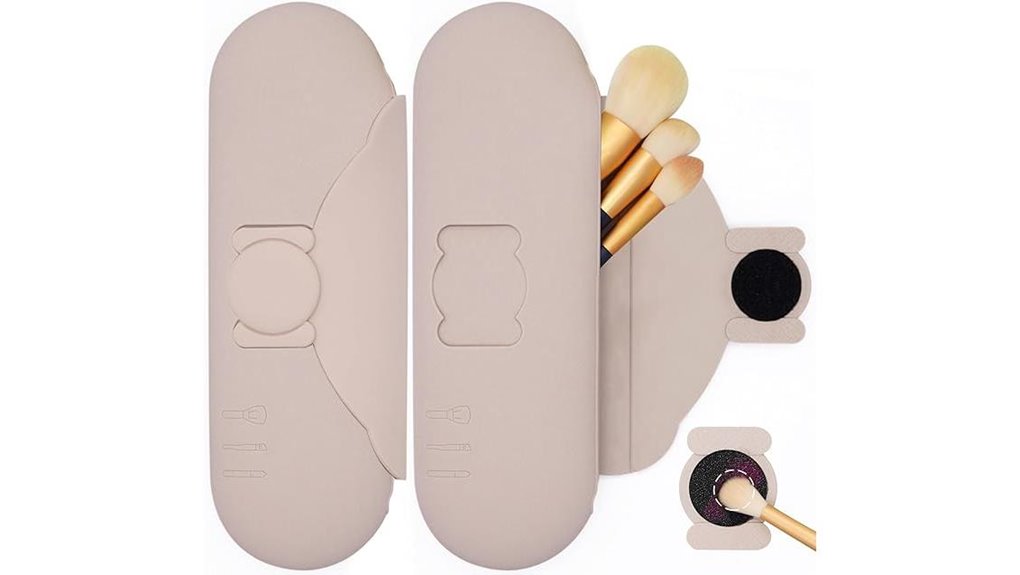 waterproof silicone brush organizer