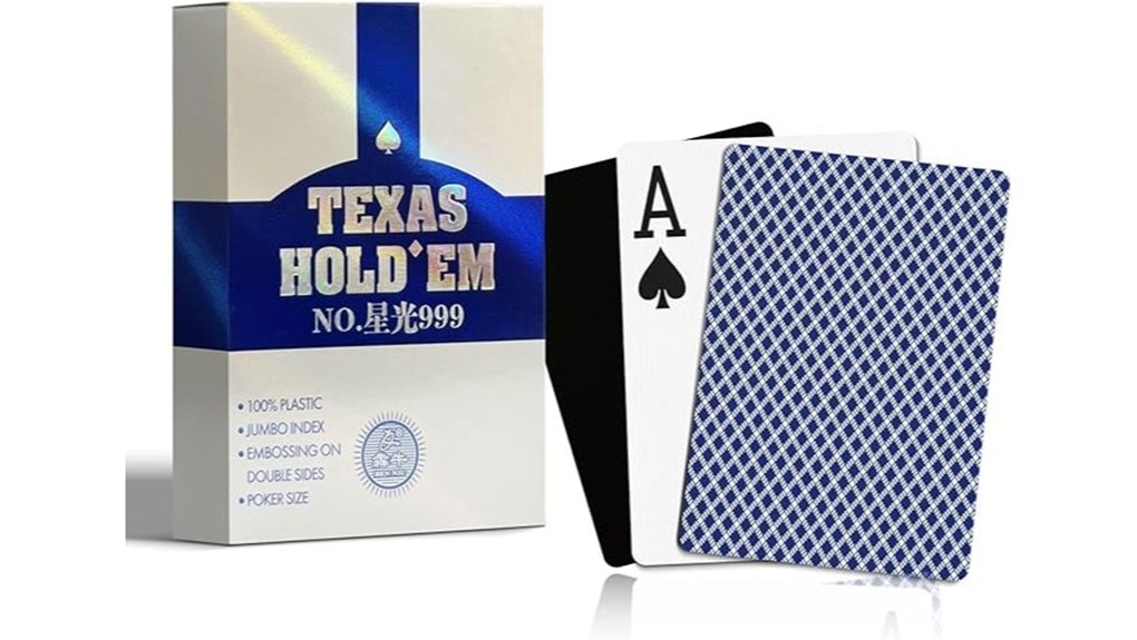 waterproof texas hold em deck
