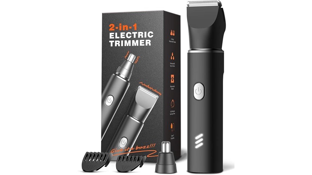 waterproof usb c body trimmer