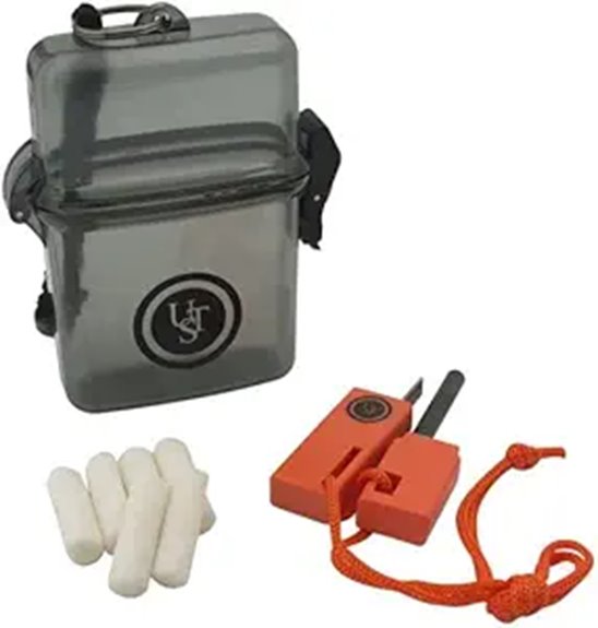watertight fire starter kit