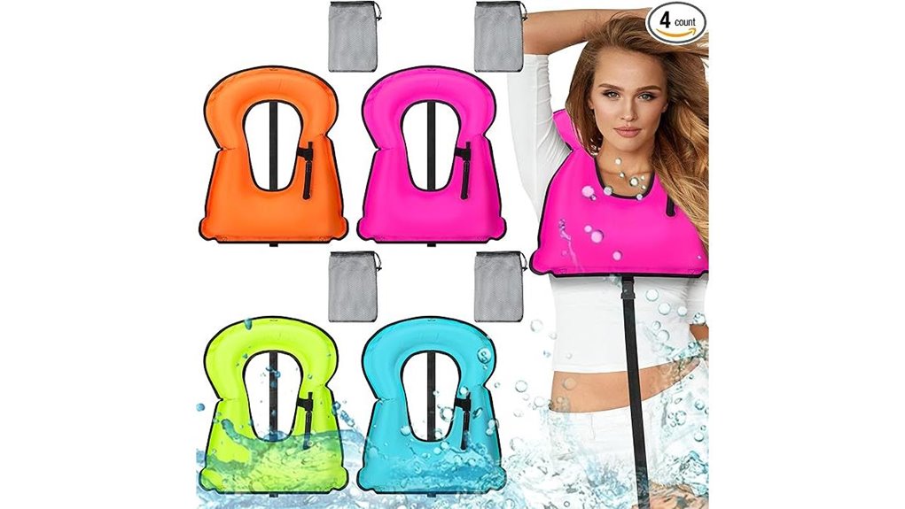 wettarn snorkel vests pack