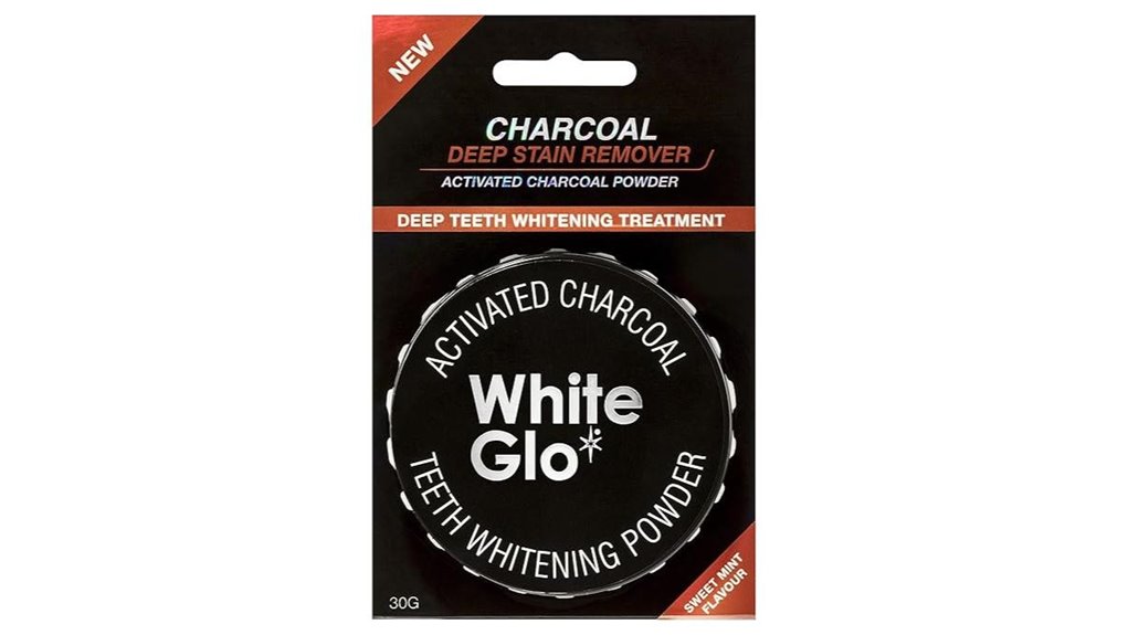white glo charcoal whitening