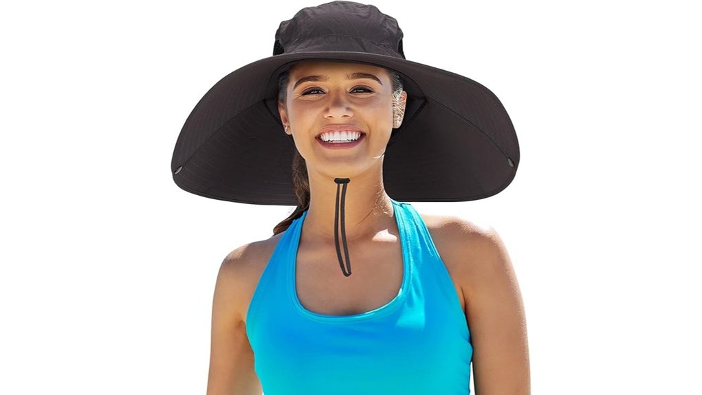 wide brim waterproof hat