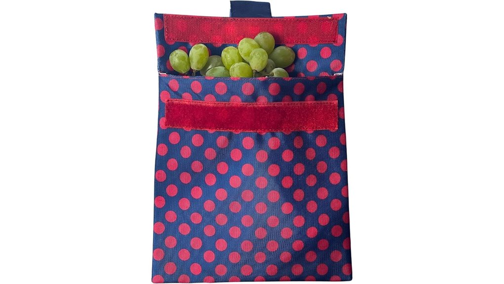 wide opening insulated sandwich bag