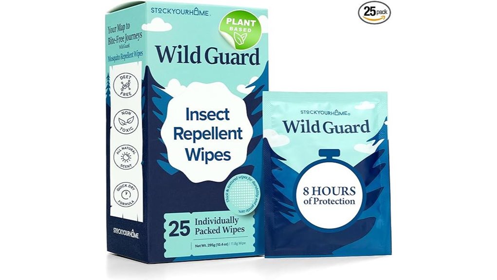 wild guard deet free wipes