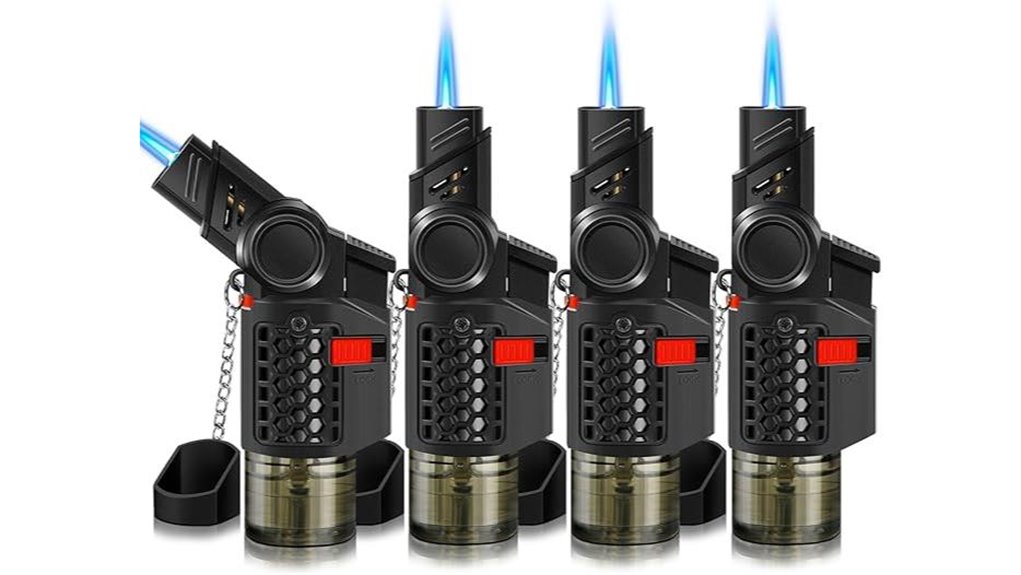 windproof rotatable jet lighters