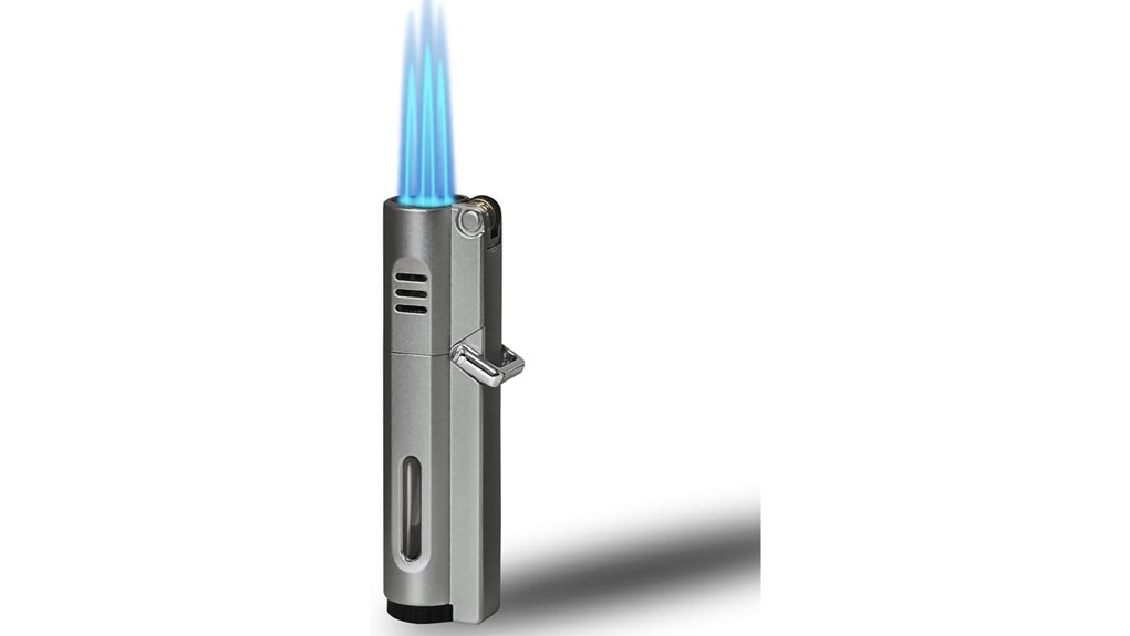 windproof triple jet adjustable lighter