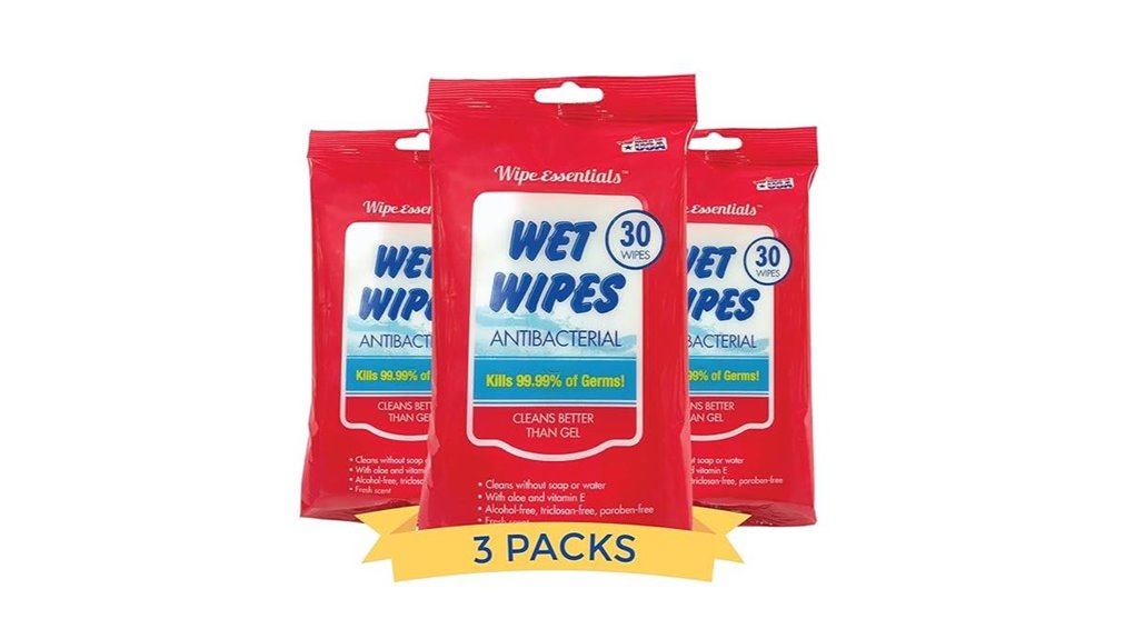 wipeessentials 90 sanitizer wipes