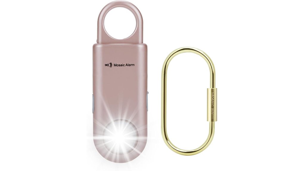 women s 135db strobe keychain