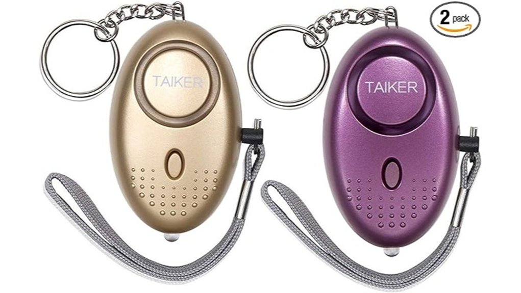 women s 140db led keychains