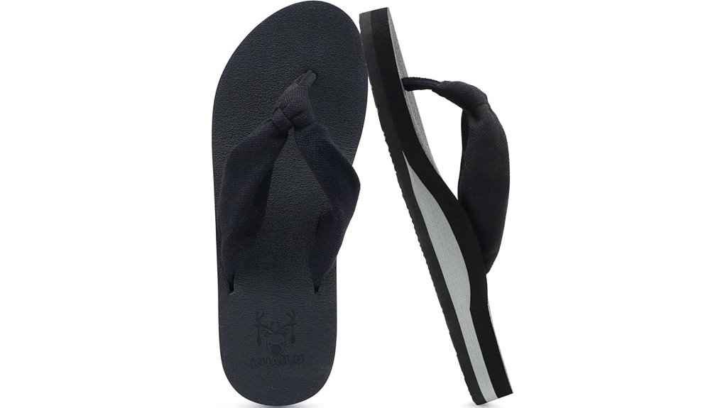 women s cushioned arch support flip flops
