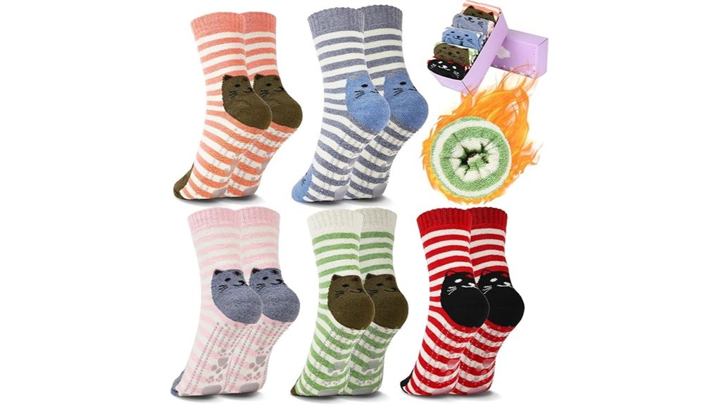 women s thermal slip proof socks