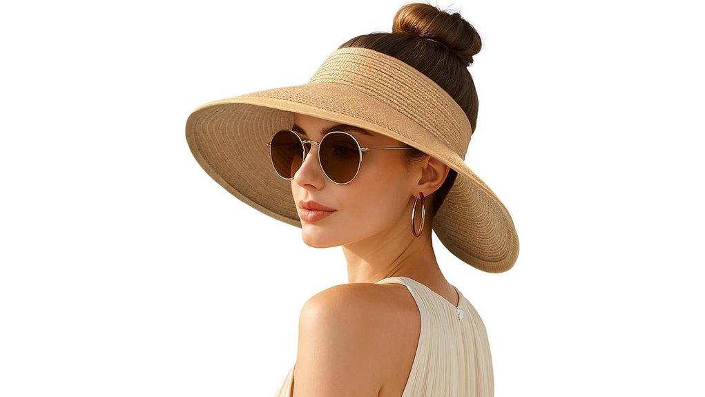 women s wide brim straw hat