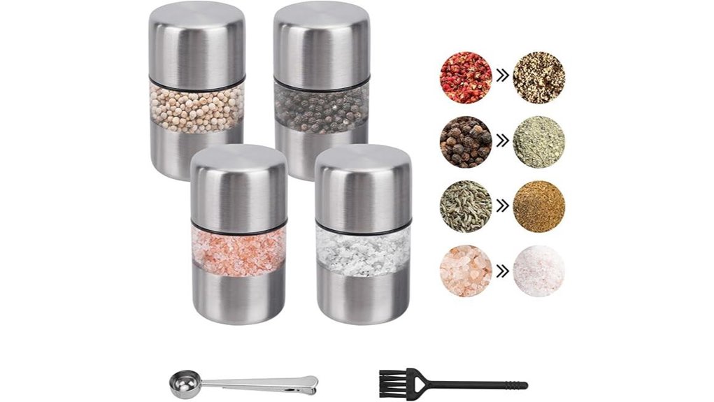wrenzyk 4 piece salt pepper
