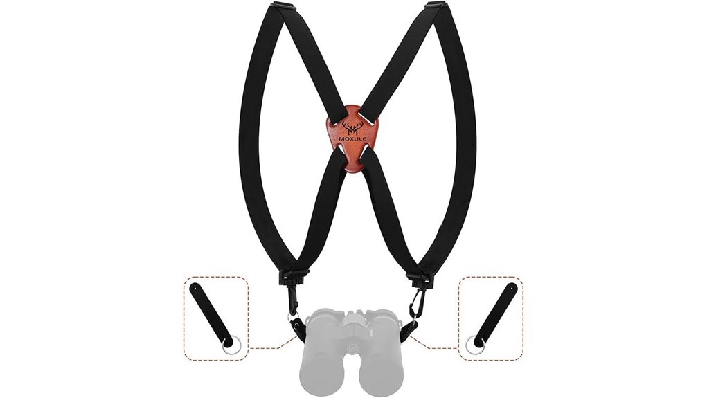 x shaped binocular chest strap