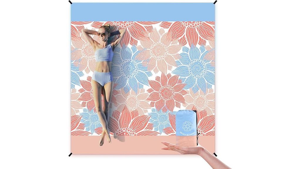 xl sandproof beach mat