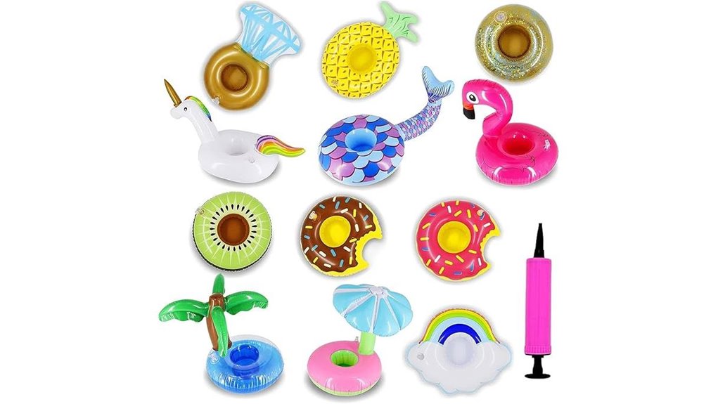 zcaukya inflatable drink coasters