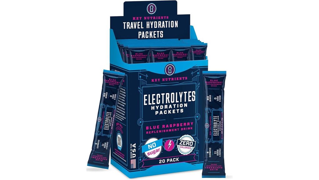 zero sugar electrolyte packets