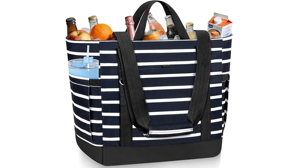 zip insulated large reusable cooler