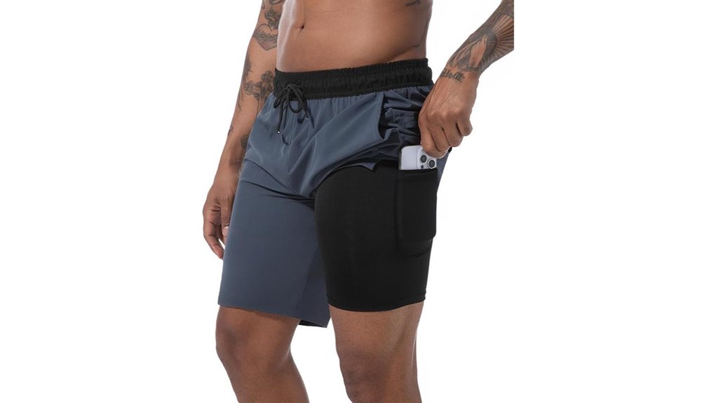 zip quick dry board shorts