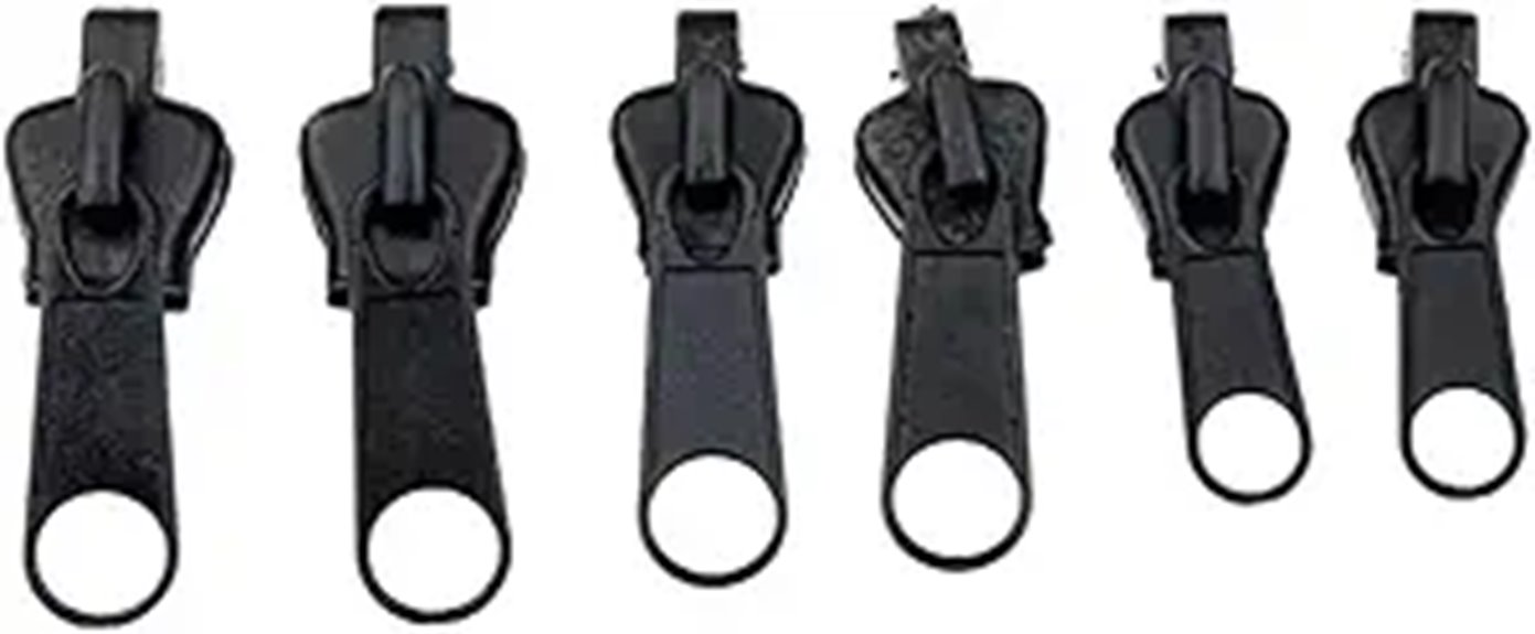 zipper restoration metal sliders