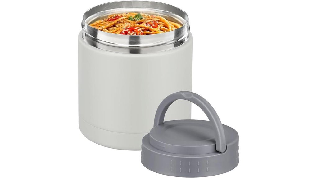 10 5oz grey insulated soup thermo