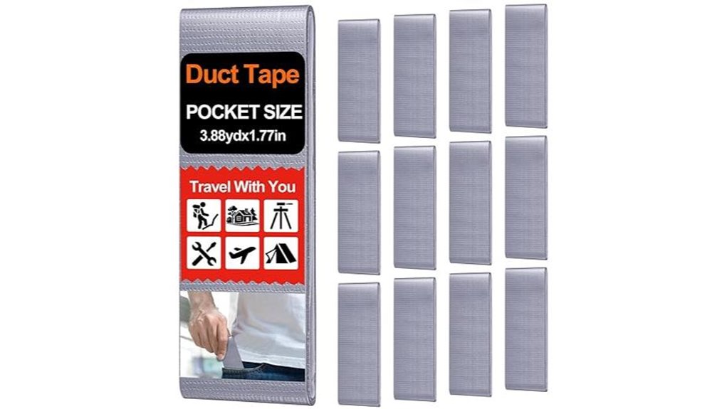 12 pack waterproof travel duct tape