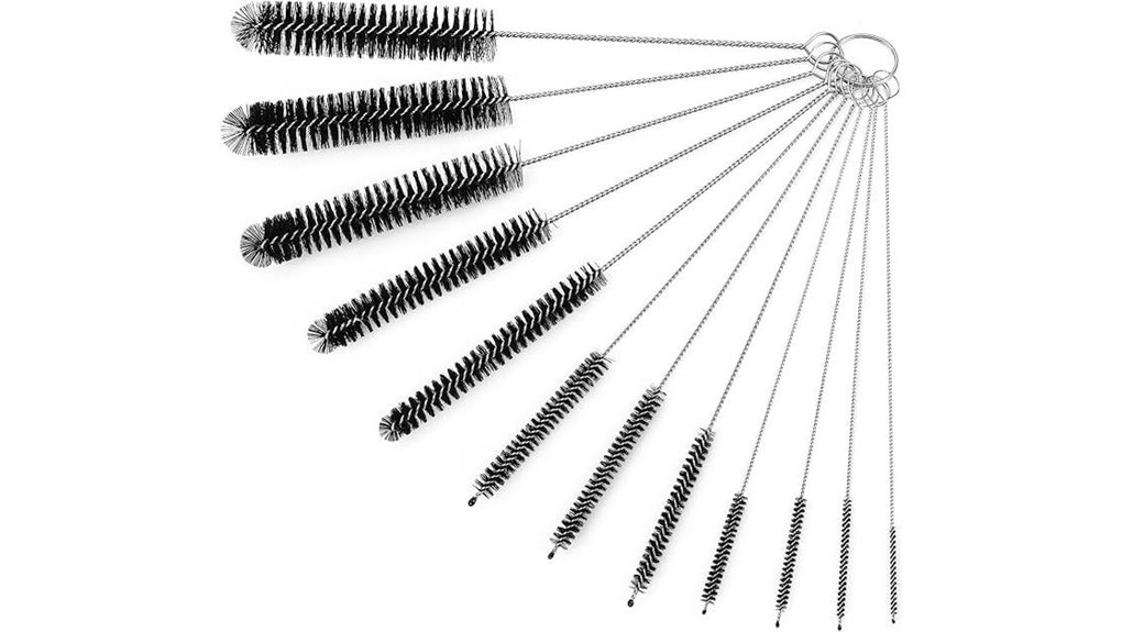 12 piece straw and bottle brushes