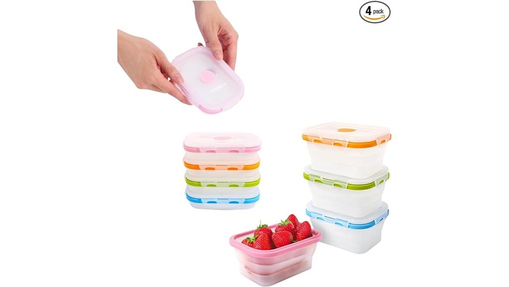 12oz collapsible leak resistant container