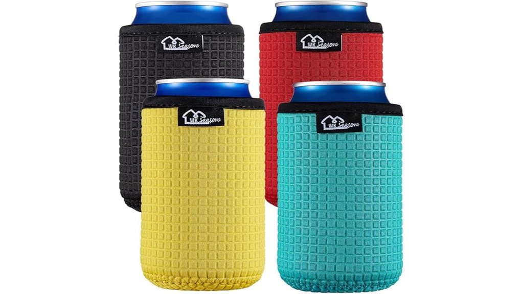 12oz neoprene sleeves 4 pack
