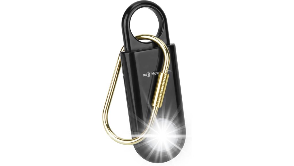130db keychain strobe alarm