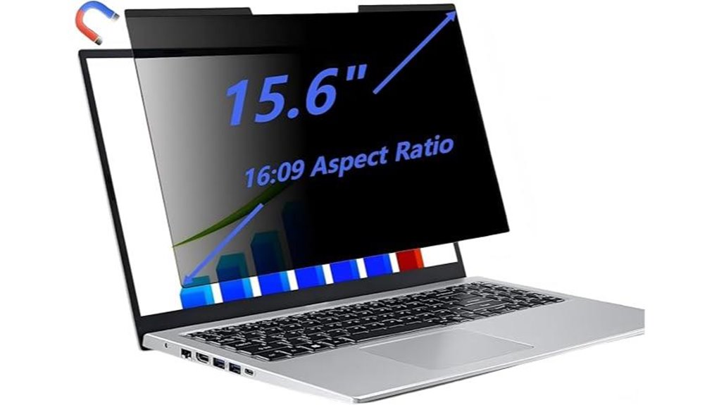 15 6 inch magnetic privacy filter