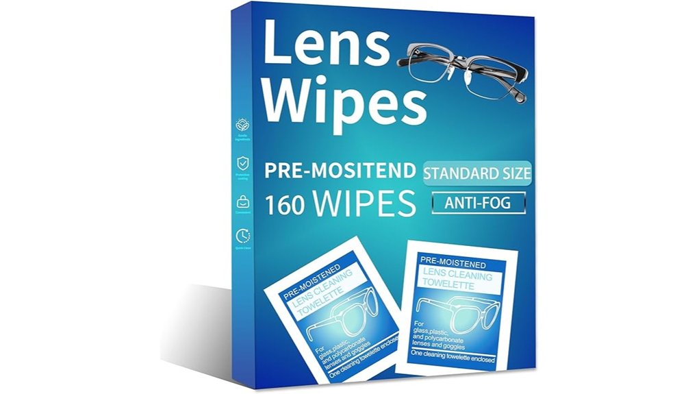 160 individually wrapped wipes