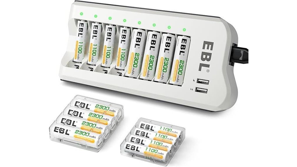 16 pack nimh rechargeable batteries