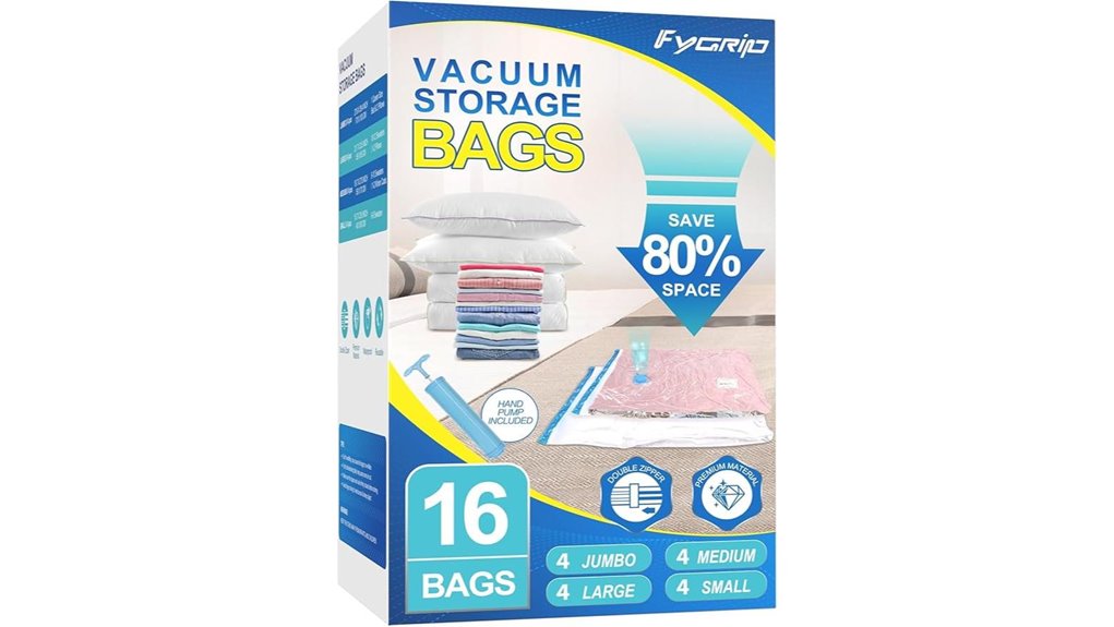 16 pack vacuum storage bags