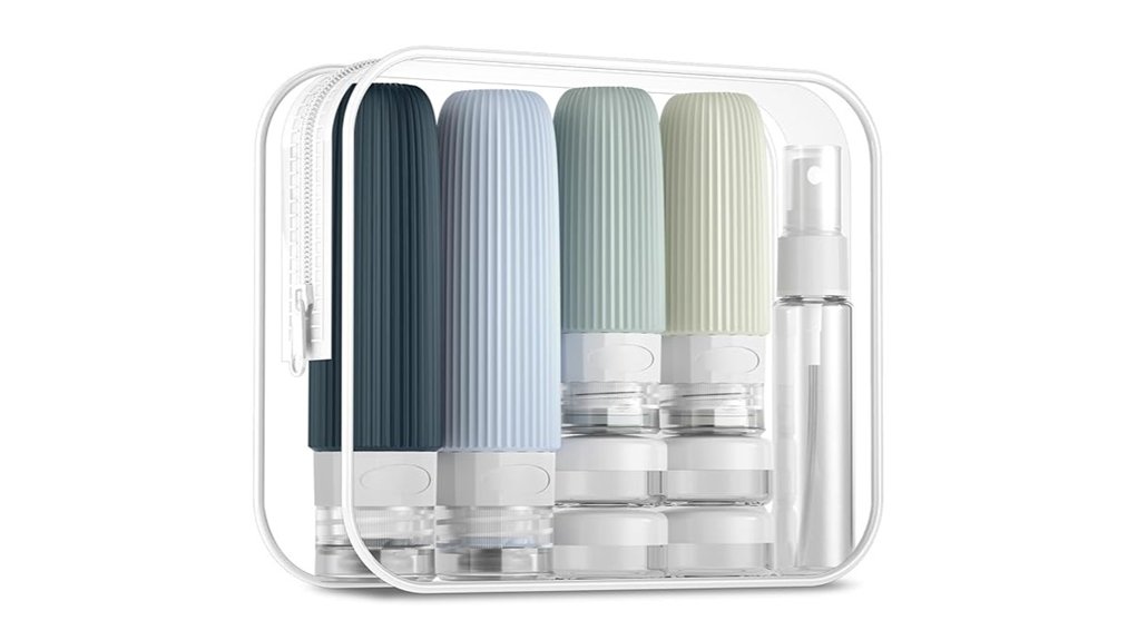 16 piece tsa silicone bottles